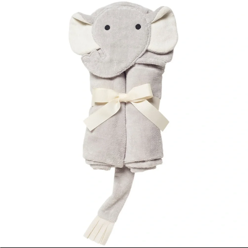 Adorable Elephant Hooded Baby Towel